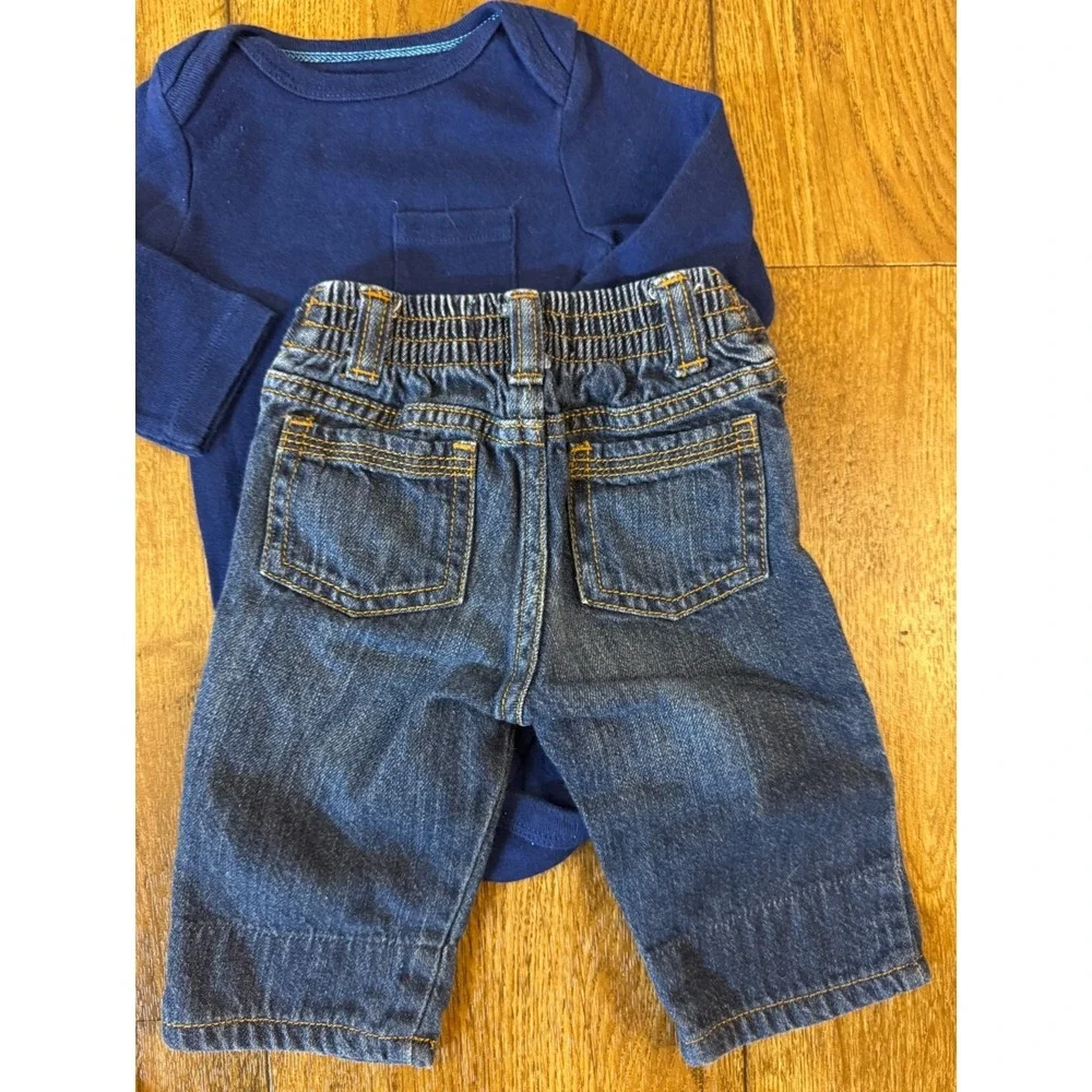Baby Boy 0/3 Months Outfits Pants Long Sleeve Shirts Bodysuit Clothes Lot‎ Roar